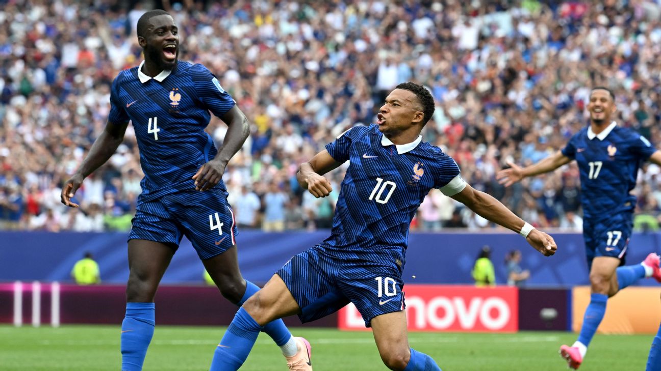 姆巴佩16场世界杯16球 法国前锋加速迈向“世界杯先生”